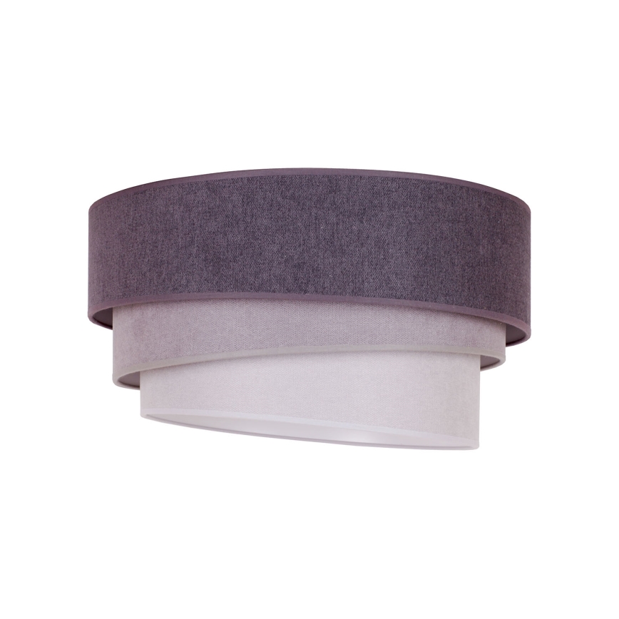 Duolla - Lámpara de techo TRIO 1xE27/15W/230V Ø 45 cm antracita/gris/blanco