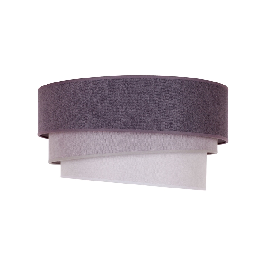 Duolla - Lámpara de techo TRIO 1xE27/15W/230V Ø 45 cm antracita/gris/blanco