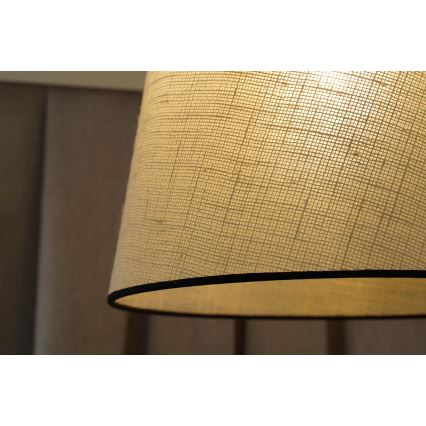 Duolla - Lámpara de techo YUTE 1xE27/15W/230V diá. 38 cm gris/negro