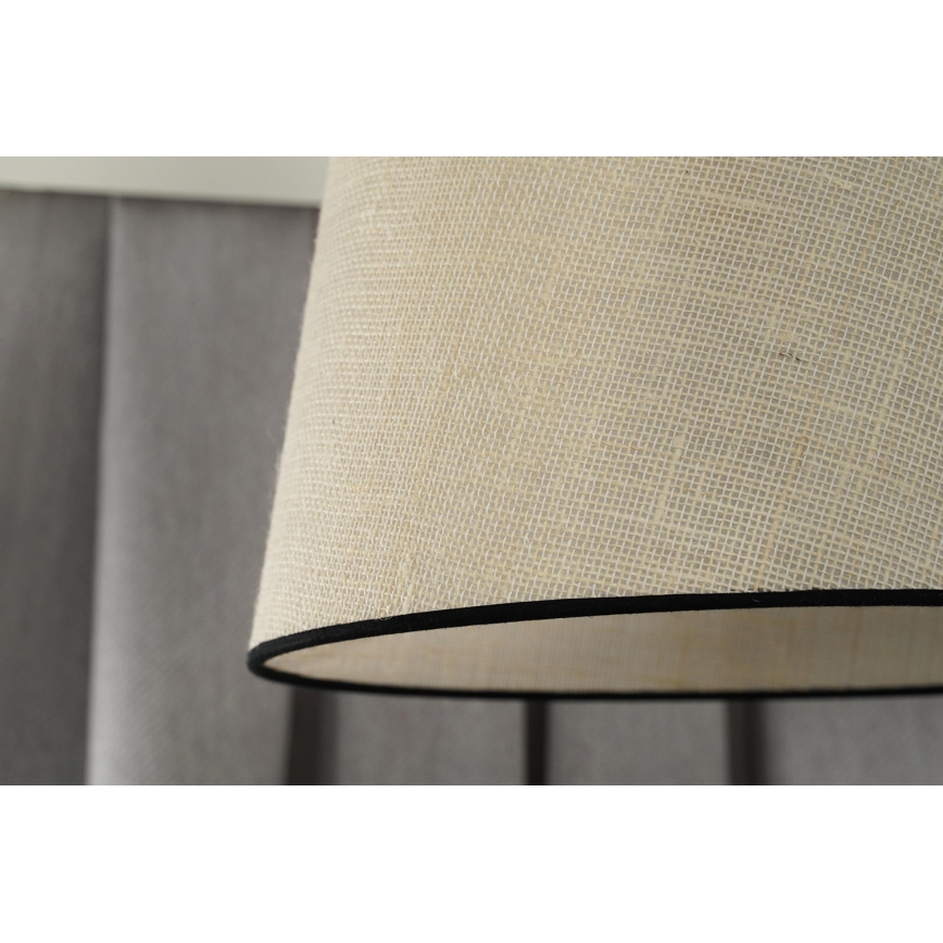 Duolla - Lámpara de techo YUTE 1xE27/15W/230V diá. 38 cm gris/negro