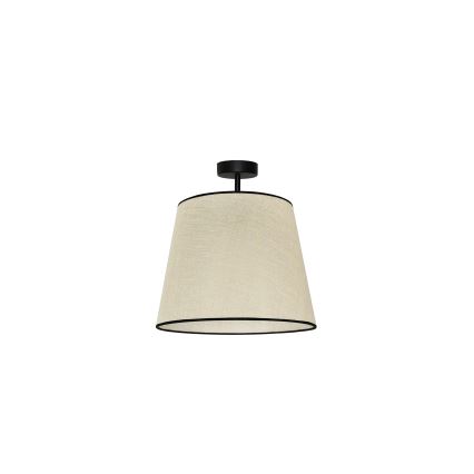 Duolla - Lámpara de techo YUTE 1xE27/15W/230V diá. 38 cm gris/negro
