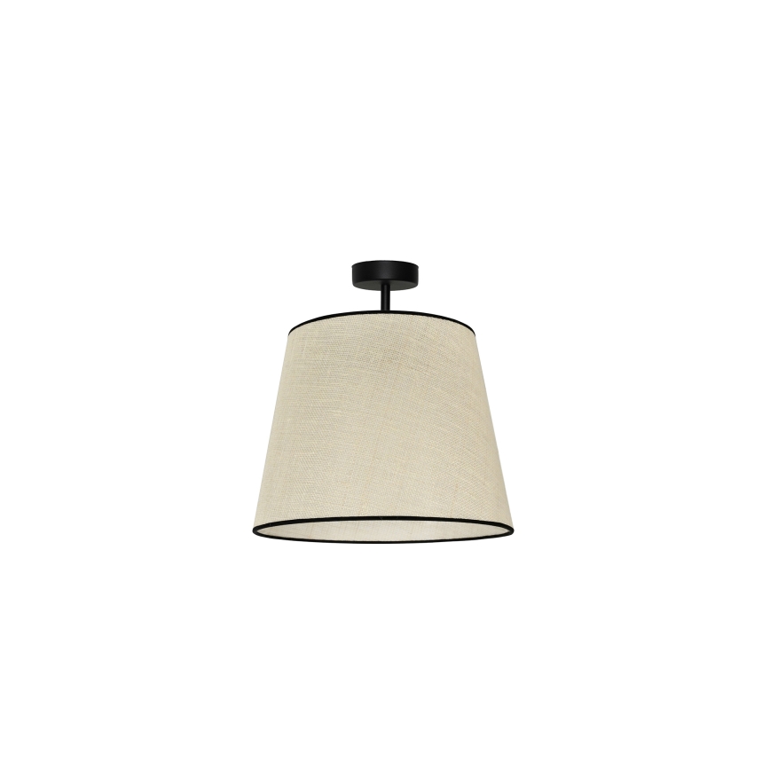 Duolla - Lámpara de techo YUTE 1xE27/15W/230V diá. 38 cm gris/negro