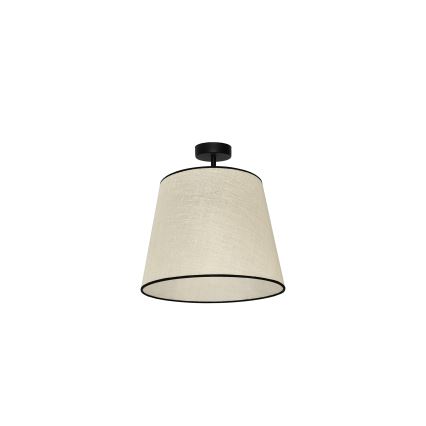 Duolla - Lámpara de techo YUTE 1xE27/15W/230V diá. 38 cm gris/negro
