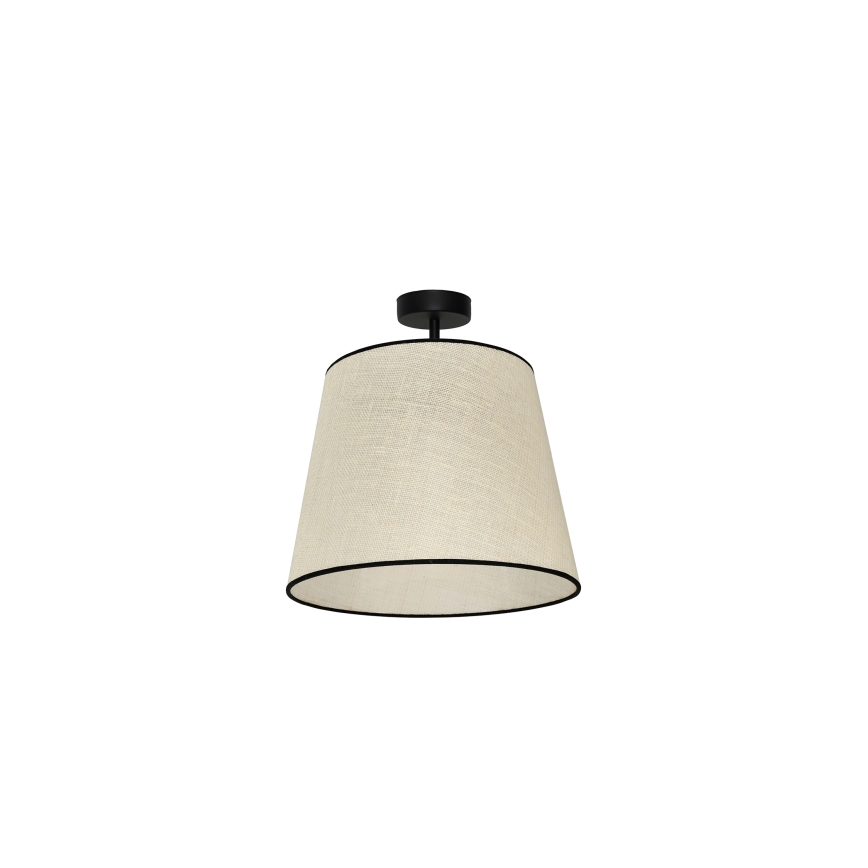 Duolla - Lámpara de techo YUTE 1xE27/15W/230V diá. 38 cm gris/negro