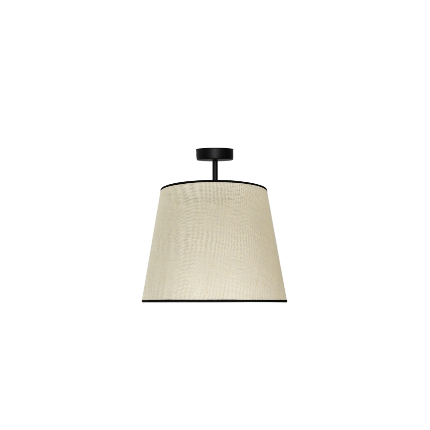 Duolla - Lámpara de techo YUTE 1xE27/15W/230V diá. 38 cm gris/negro