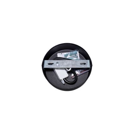Duolla - Lámpara de techo YUTE 1xE27/15W/230V diá. 38 cm gris/negro