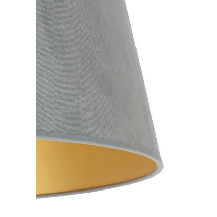 Duolla - Pantalla para lámpara de mesa CONE M E27 diá. 28 cm gris