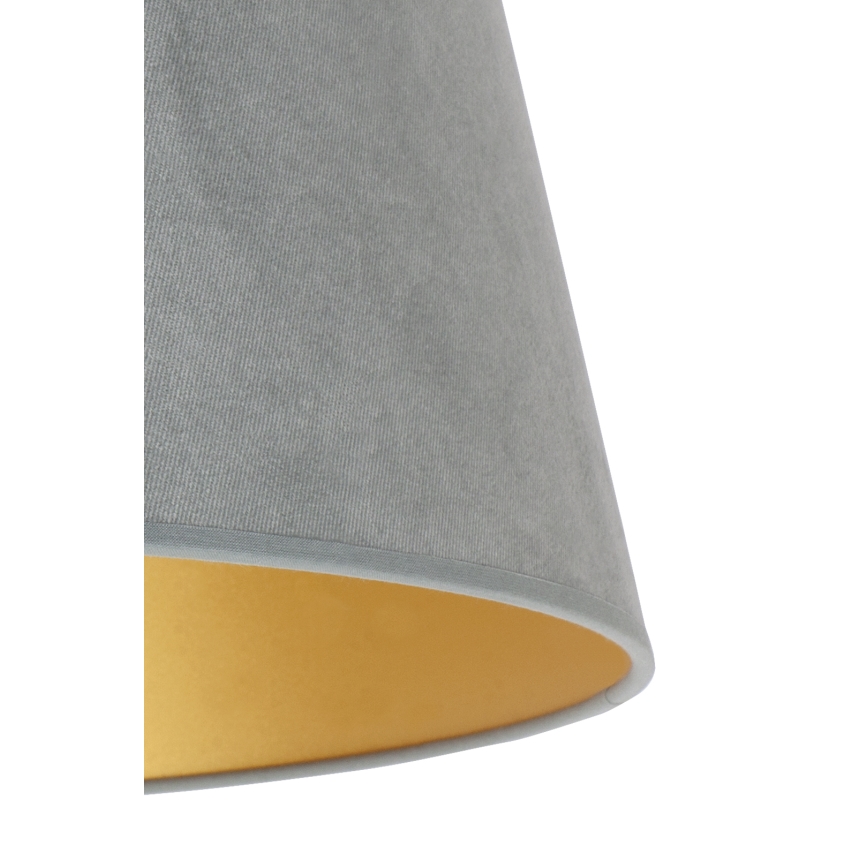 Duolla - Pantalla para lámpara de mesa CONE M E27 diá. 28 cm gris