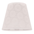 Duolla - Pantalla para lámpara de mesa SOFIA XS E14 d. 18,5 cm blanco
