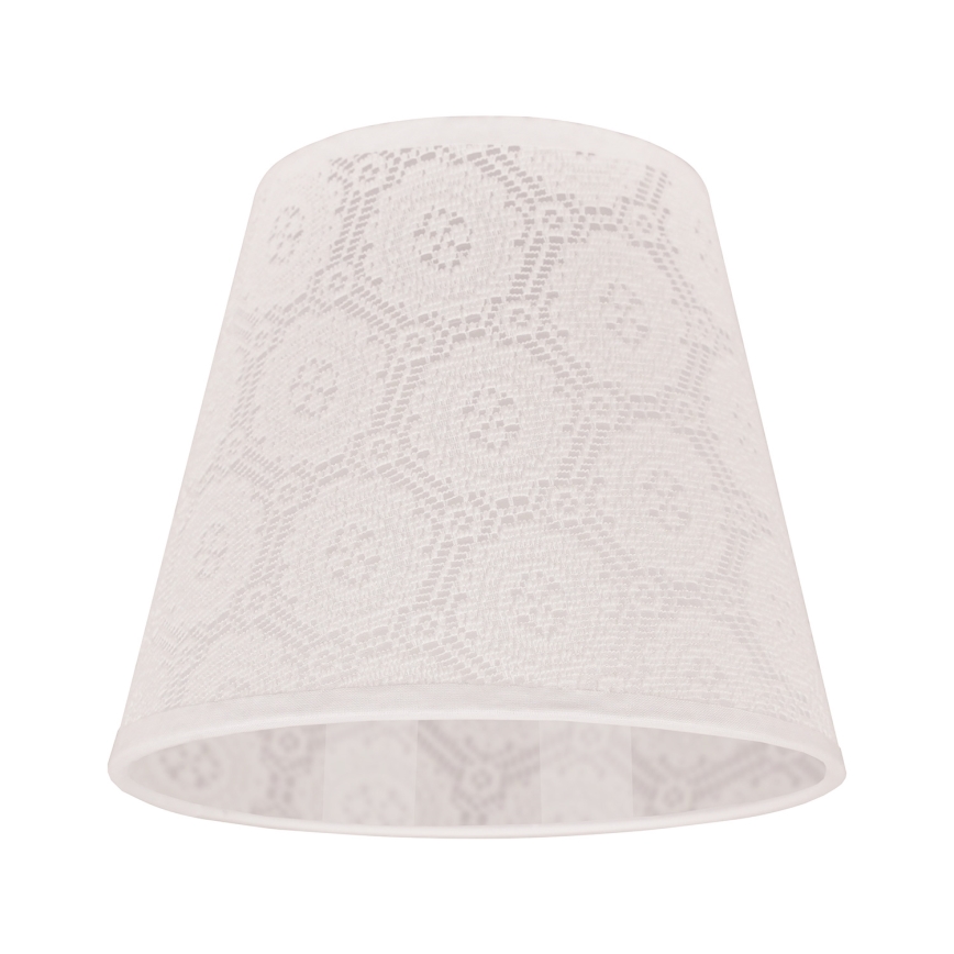 Duolla - Pantalla para lámpara de mesa SOFIA XS E14 d. 18,5 cm blanco