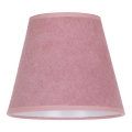 Duolla - Pantalla para lámpara de mesa SOFIA XS E14 d. 18,5 cm rosa