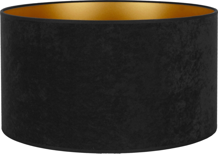 Duolla - Pantalla universal VELVET E27 diá. 35 cm negro/dorado
