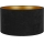 Duolla - Pantalla universal VELVET E27 diá. 35 cm negro/dorado