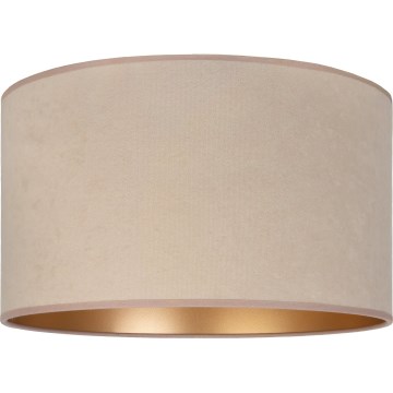 Duolla - Pantalla universal VELVET E27 Ø 35 cm beige/dorado