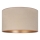 Duolla - Pantalla universal VELVET E27 Ø 35 cm beige/dorado