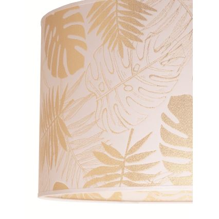Duolla - Plafón ARECA 1xE27/40W/230V diá. 45 cm latón/blanco