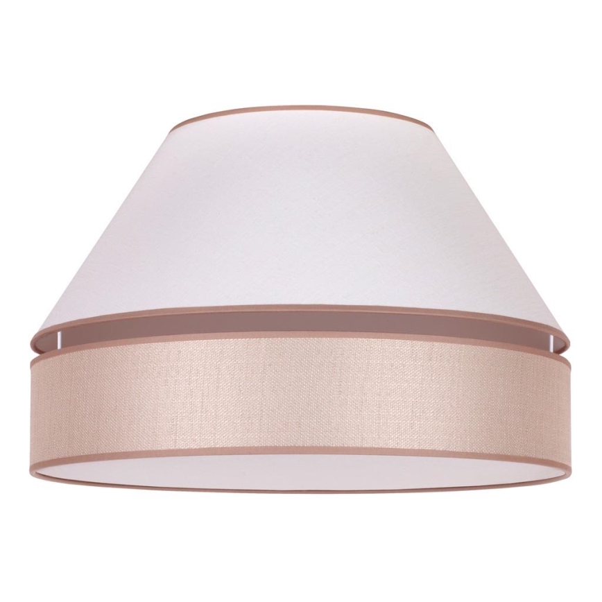 Duolla - Plafón AVIGNON 1xE27/15W/230V diá. 50 cm blanco/beige