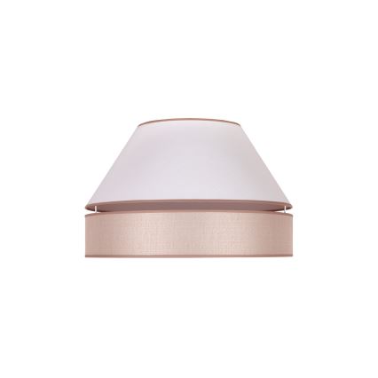 Duolla - Plafón AVIGNON 1xE27/15W/230V diá. 50 cm blanco/beige