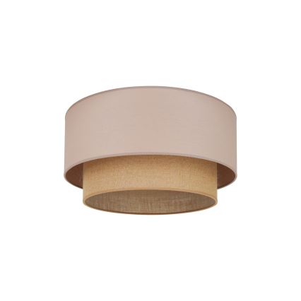 Duolla - Plafón BOHO 1xE27/15W/230V diá. 45 cm beige/marrón