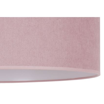 Duolla - Plafón BRISTOL 1xE27/15W/230V diá. 45 cm rosa/blanco