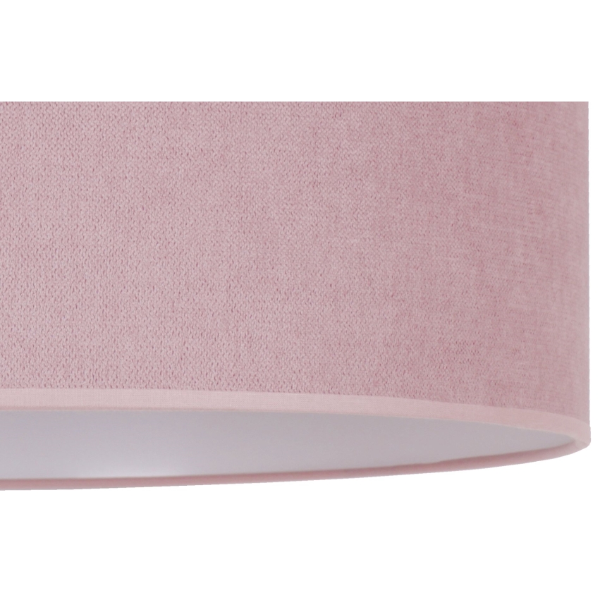 Duolla - Plafón BRISTOL 1xE27/15W/230V diá. 45 cm rosa/blanco