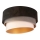 Duolla - Plafón DEVON 1xE27/40W/230V diá. 45 cm negro/gris/beige