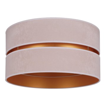Duolla - Plafón DUO 1xE27/15W/230V diá. 40 cm beige/dorado
