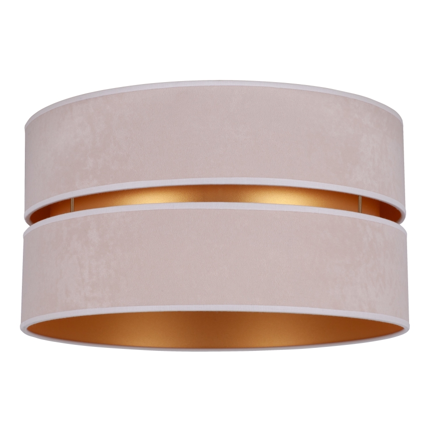 Duolla - Plafón DUO 1xE27/15W/230V diá. 40 cm beige/dorado