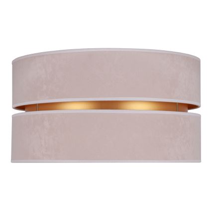 Duolla - Plafón DUO 1xE27/15W/230V diá. 40 cm beige/dorado
