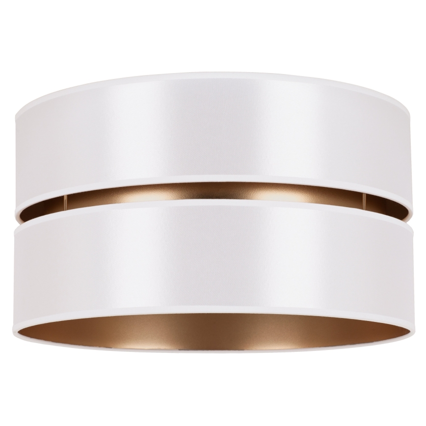 Duolla - Plafón DUO 1xE27/15W/230V diá. 40 cm blanco/dorado