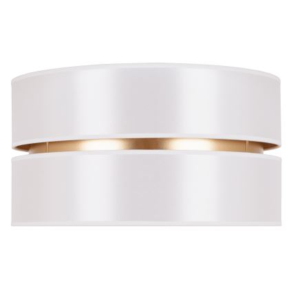 Duolla - Plafón DUO 1xE27/15W/230V diá. 40 cm blanco/dorado