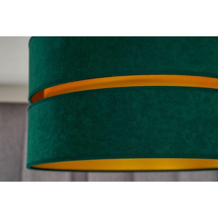 Duolla - Plafón DUO 1xE27/40W/230V diá. 40 cm verde/dorado