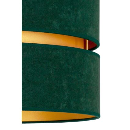 Duolla - Plafón DUO 1xE27/40W/230V diá. 40 cm verde/dorado