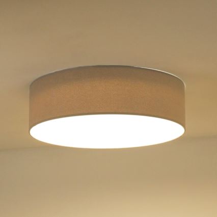 Duolla - Plafón LED CORTINA LED/26W/230V diá. 30 cm 4000K gris