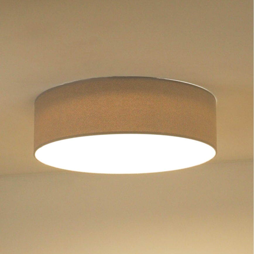Duolla - Plafón LED CORTINA LED/26W/230V diá. 30 cm 4000K gris