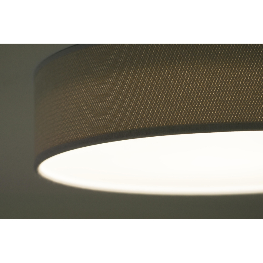 Duolla - Plafón LED CORTINA LED/26W/230V diá. 30 cm 4000K gris