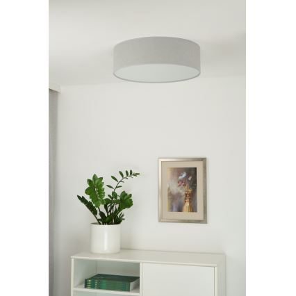 Duolla - Plafón LED CORTINA LED/26W/230V diá. 30 cm 4000K gris