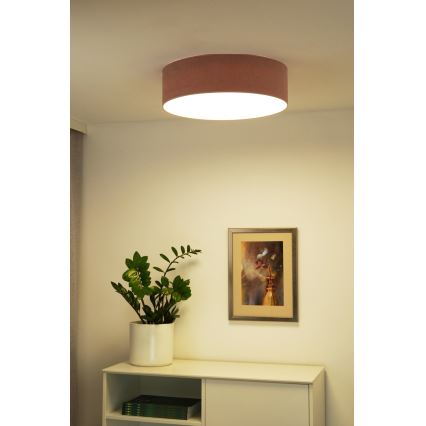 Duolla - Plafón LED CORTINA LED/26W/230V diá. 30 cm 4000K rosa