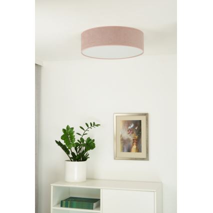 Duolla - Plafón LED CORTINA LED/26W/230V diá. 30 cm 4000K rosa