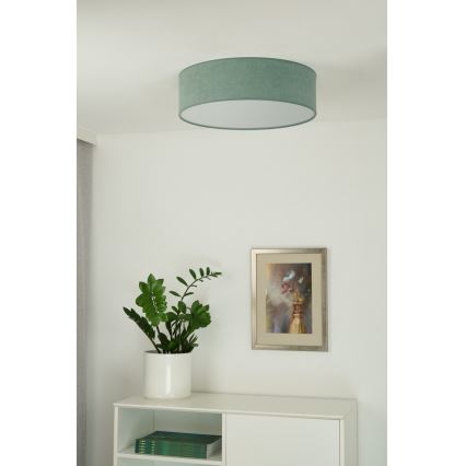 Duolla - Plafón LED CORTINA LED/26W/230V diá. 30 cm 4000K turquesa