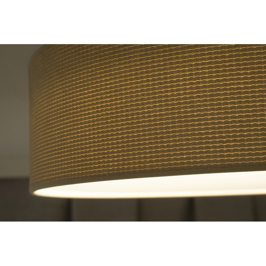 Duolla - Plafón LED CORTINA LED/26W/230V diá. 45 cm 4000K beige