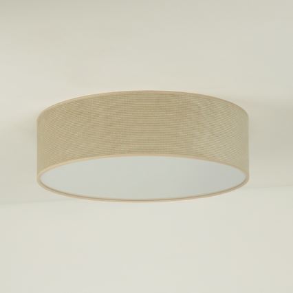 Duolla - Plafón LED CORTINA LED/26W/230V diá. 45 cm 4000K beige