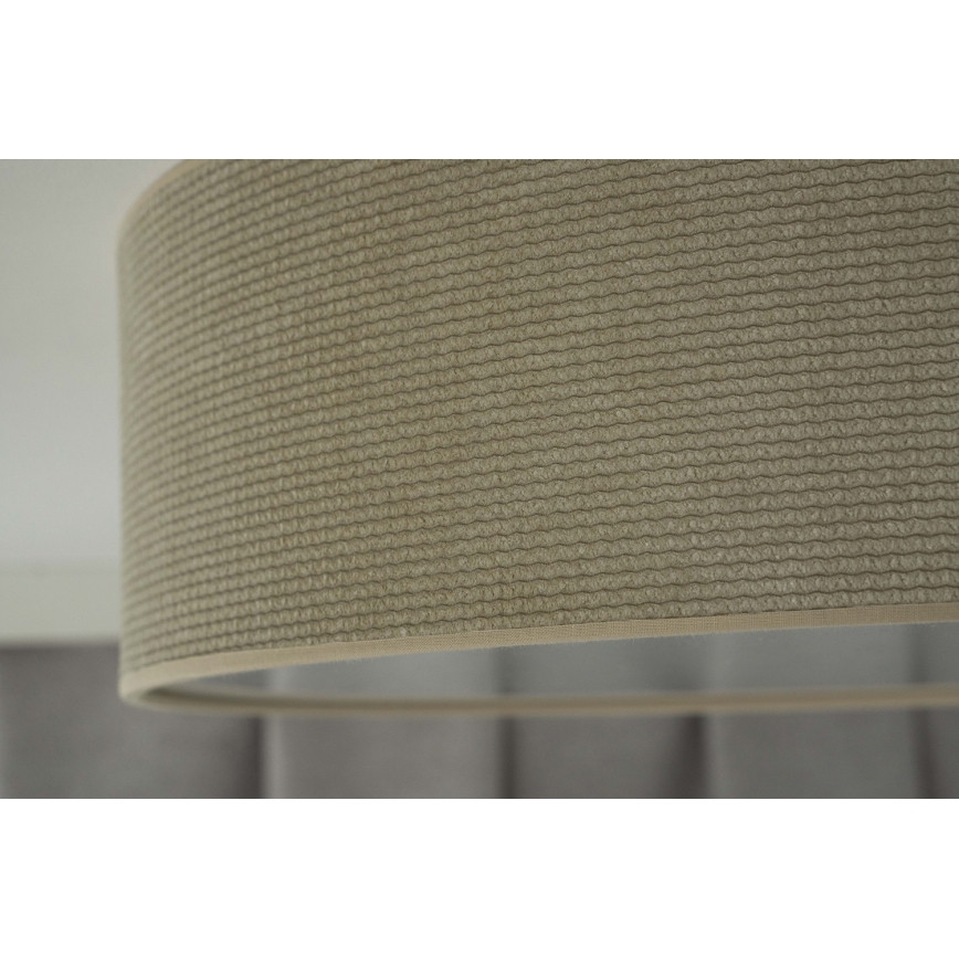 Duolla - Plafón LED CORTINA LED/26W/230V diá. 45 cm 4000K beige