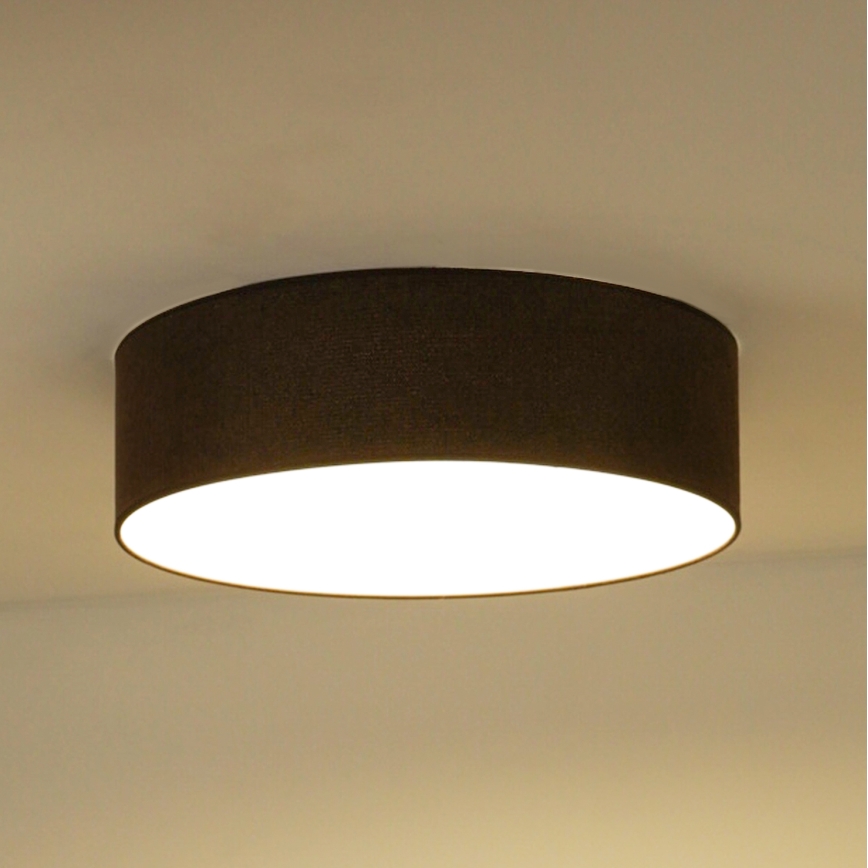 Duolla - Plafón LED CORTINA LED/26W/230V diá. 45 cm 4000K marrón