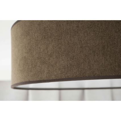 Duolla - Plafón LED CORTINA LED/26W/230V diá. 45 cm 4000K marrón