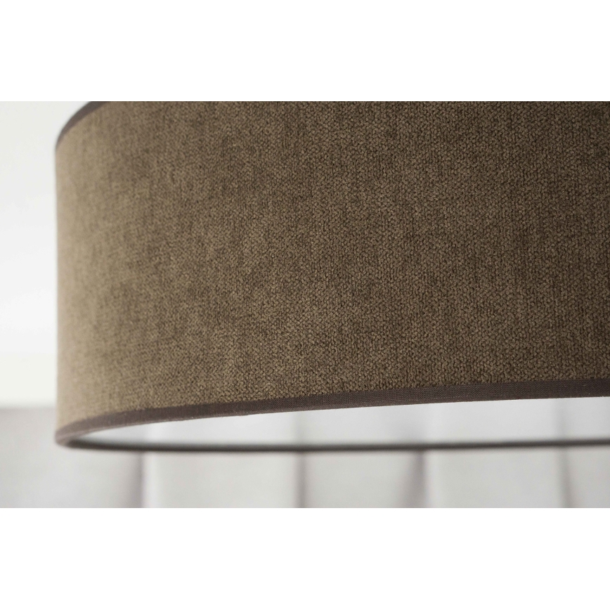 Duolla - Plafón LED CORTINA LED/26W/230V diá. 45 cm 4000K marrón
