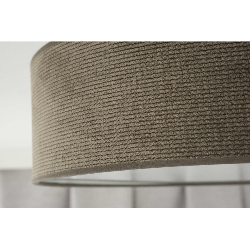 Duolla - Plafón LED CORTINA LED/26W/230V diá. 45 cm 4000K marrón