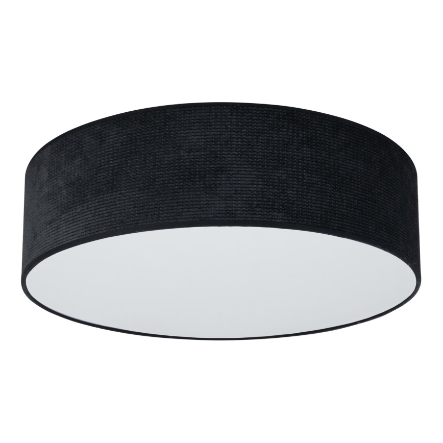 Duolla - Plafón LED CORTINA LED/26W/230V diá. 45 cm 4000K negro