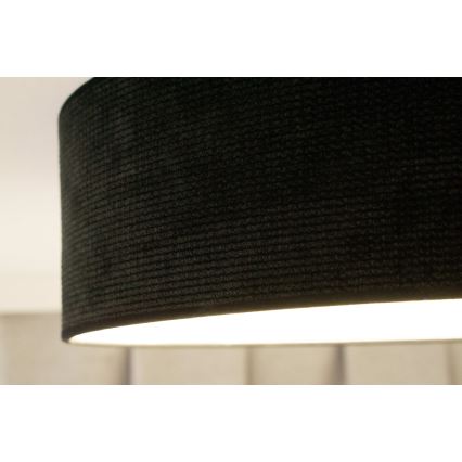 Duolla - Plafón LED CORTINA LED/26W/230V diá. 45 cm 4000K negro