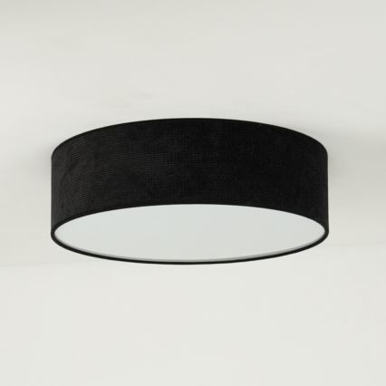 Duolla - Plafón LED CORTINA LED/26W/230V diá. 45 cm 4000K negro